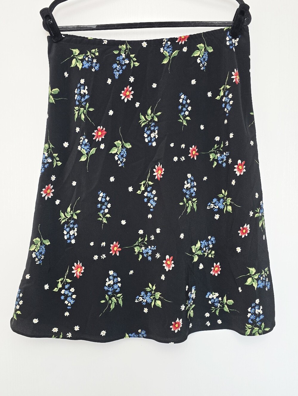 Baranda - Floral Lightweight Flowy Spring Skirt With Elastic Waist